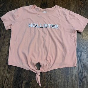 hollister pink shirt